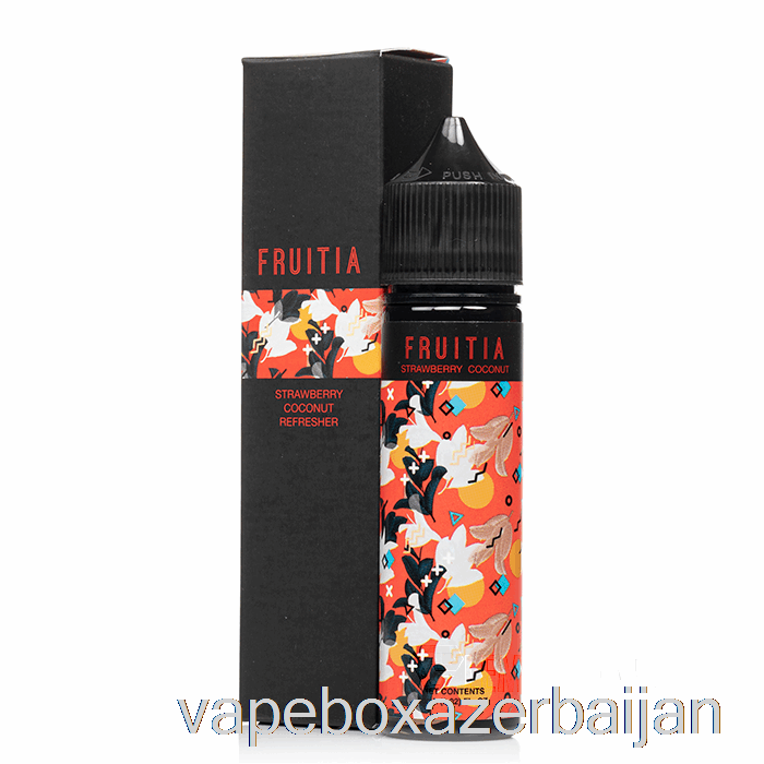 Vape Box Azerbaijan Strawberry Coconut Refresher - Fruitia - 60mL 0mg